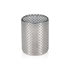 Yuyu Nubs Metallic Cylinder, Ø 8 cm, Höhe 10 cm, Glas