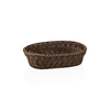 Weaver Pro Korb Tischkörbe, 32 x 23 x 7 cm, oval, braun, Polypropylen