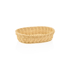Weaver Pro Korb Tischkörbe, 32 x 23 x 7 cm, oval, hellbeige, Polypropylen