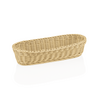 Weaver Pro Baguettekorb Systemkörbe, 40 x 16 x 8 cm, oval, hellbeige, Polypropylen