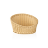 Weaver Pro Buffetkorb Systemkörbe, Ø 34,5 cm, Höhe 20/10 cm, hellbeige, Polypropylen