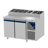 Prismafood Kühltisch 2 Türen ohne Edelstahlabdeckung Kapazität: 396 lt Temperatur: 0°C/+10°C