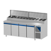 Prismafood Kühltisch 4 Türen mit Edelstahlabdeckung Kapazität: 816 lt Temperatur: 0°C/+10°C