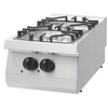 Maxima Gastro Heavy Duty Kochfeld - 2 Brenner - Einzeleinheit - 70 cm Tief - 13,5kW - Gas