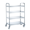 Hendi Servierwagen mit 4 Regalböden, 905x585x(H)1245mm