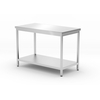 Hendi Mitteltisch mit Ablage – verschraubt, Tiefe 600 mm, Profi Line, 1200x600x(H)850mm