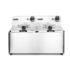 Hendi Fritteuse Kitchen Line - 2x8L, Kitchen Line, 16L, 230V/7000W, 542x430x(H)351mm