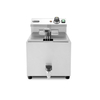 Hendi Fritteuse XL mit Ablasshahn, Profi Line, 10L, 400V/6600W, 300x585x(H)377mm