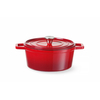 Hendi Emaillierter Gusseisentopf, 3,7L, Rot, 317x240x(H)105mm