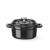 Hendi Emaillierter Gusseisentopf, 0,27L, Schwarz, 130x100x(H)48mm