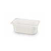 Hendi Gastronorm-Behälter 1/4, GN 1/4, 1,8L, Weiß, 265x162x(H)65mm