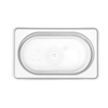 Hendi Gastronorm-Behälter 1/9, GN 1/9, 0,9L, Transparent, 176x108x(H)100mm