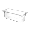 Hendi Eiscreme-Behälter Polycarbonat, 5L, Transparent, 360x165x(H)120mm