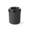Hendi Tischabfalleimer oder Besteckhalter, Schwarz, ⌀130x(H)160mm