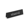 Hendi Tischschild Reserviert, réservé, 130x30x(H)38mm