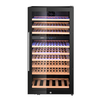 Arktic Weinkühler, 2 Zonen, 91 Flaschen, 230L, Schwarz, 569x595x(H)1215mm