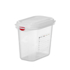Hendi GN 1/9 Behälter, Polypropylen, GN 1/9, 1,5L, Transparent, 176x108x(H)150mm, Rechteckig