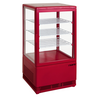 SARO Mini-Umluftkühlvitrine SC 70 rot, Farbe: Rot, Inhalt: 70 Liter