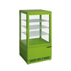 SARO Mini-Umluftkühlvitrine SC 70 grün, Farbe: Grün, Inhalt: 70 Liter