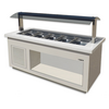 SARO Salatbar Premium Line SB-K200 weiss, für 5x 1/1 GN