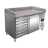 SARO Pizzatisch mit Schubladen MARGA PZ 1610 TN