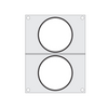 Hendi Matrize für Versiegelungsmaschine, zwei runde Behälter (ø115 mm), Ausführung: zwei runde Behälter (ø115 mm)