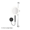 Aliseo LED Moon Dance Kosmetikspiegel an Wandstange, Ausführung: Direktanschluss, Variante: Wandstange