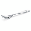 Was Germany Kindergabel Set AMELIE, 14,5 cm, Motiv: Bär, Set á 12 Stück, Chromnickelstahl 18/10
