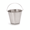 Was Germany Eimer mit Bodenreifen, Ø 30 cm, 10 ltr., Chromnickelstahl