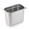 Essentials GN Behälter Set GN 1/4-200 mm, Set á 6 Stück, Chromnickelstahl