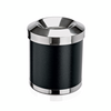 Was Germany Papierkorb, feuerfest, Ø 24 cm, Höhe 30 cm, schwarz, pulverbeschichtet, Edelstahl