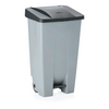 Was Germany Tretabfallbehälter, mit schwarzem Deckel, 120 ltr., 41 x 51 x 87 cm, Polyethylen