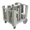 Cambro Einstellbarer Tellerwagen mit 6 Teilern