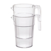 Cambro Camwear stapelbarer Polycarbonat Krug 1 Liter