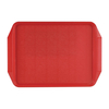 Roltex Serviertablett mit Griffen rot 43,5 x 30,5cm