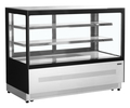 Tefcold Display-Backwarentheke LPD1500F/BLACK, Edelstahl / Glas, EEK D