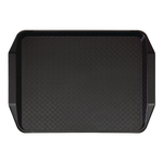 Cambro Polypropylen Fastfood Serviertablett mit Griffen schwarz 43x30cm