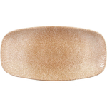 Churchill Studio Prints Raku-Teller, rechteckig, Granatorange, 298 mm, (12 Stück)