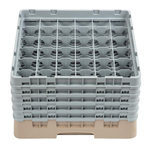 Cambro Gläserspülkorb beige mit 36 Fächern max Glashöhe 25,7cm