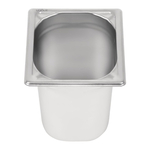 Vogue Strapazierfähiger GN-Behälter 1/6 Edelstahl 200mm