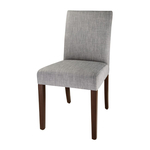 Bolero Chiswick Esszimmerstühle Holzkohle Grau (2er Pack) (2 Stück)