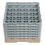 Cambro Gläserspülkorb beige mit 25 Fächern max Glashöhe 29,8cm