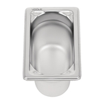 Vogue Strapazierfähiger GN-Behälter 1/9 Edelstahl 100mm