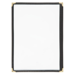 Olympia Einsteckhülle schwarz A5 2 Seiten