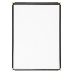 Olympia Speisekartenhülle im amerikanischen Stil Schwarz A4