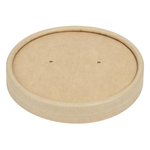 Colpac Deckel für recycelbare, mikrowellengeeignete Suppenbecher 225ml und 350ml (500 Stück)