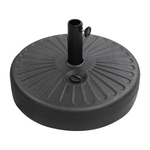Bolero Sonnenschirm Sockel Schwarz 20Ltr