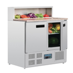 Polar Serie G Pizzakühltisch 2-türig 288L