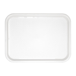 Olympia Kristallon Polypropylen Fast Food Tablett Weiß Groß 450mm