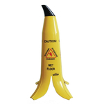Bananenschale Warnschild Rutschgefahr mehrsprachig